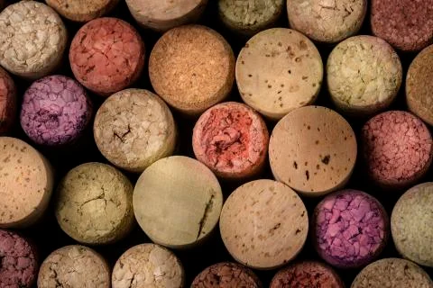 Wine corks background Stock Photos