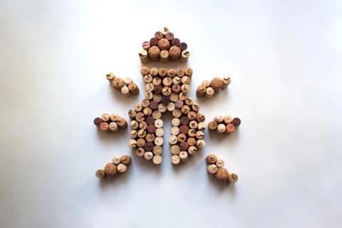 Wine corks bug Stock Photos