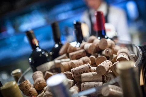 Wine corks Stock Photos
