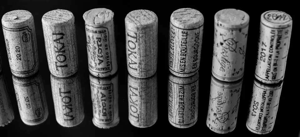 Wine Corks. Foto stock