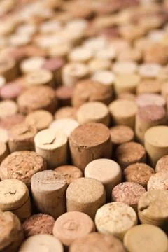Wine corks texture background. Winery material texture Stock Photos