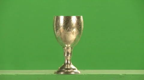Wine cup green Stock Footage 562151