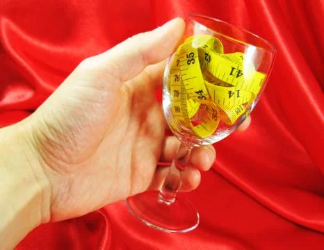 Wine diet Foto stock