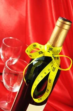 Wine diet Stock Photos
