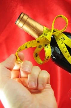Wine diet Foto stock