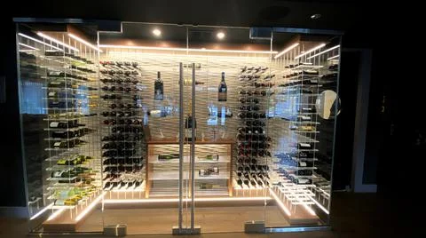Wine Display Foto stock