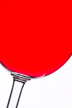 Wine glass in backlight Stock Photos