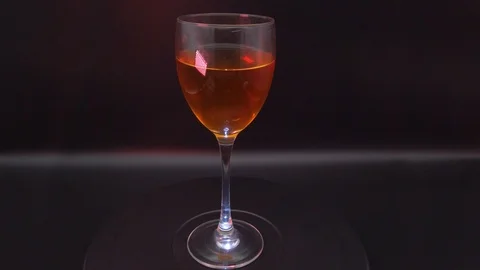 Wine glass on dark background Video stock 114660558