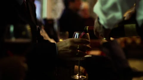 Wine glass Video stock 50633941