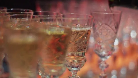 Wine by the glass Stock Footage 80636337