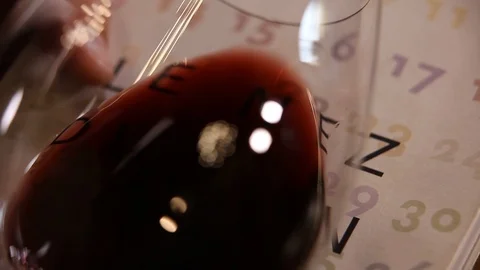 Wine in a glass Stock Footage 113050662