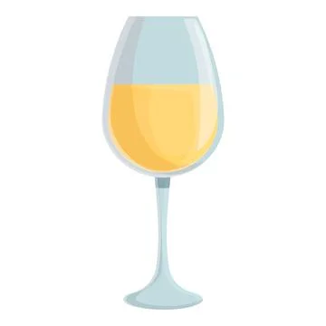 Wine glass icon cartoon vector. Portugal drink Stock Illustration