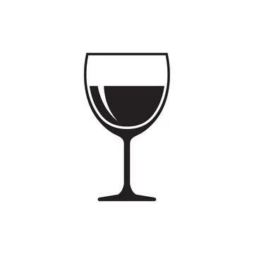 Wine glass icon Stock Illustration