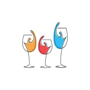 Wine glass icon Stock Illustration