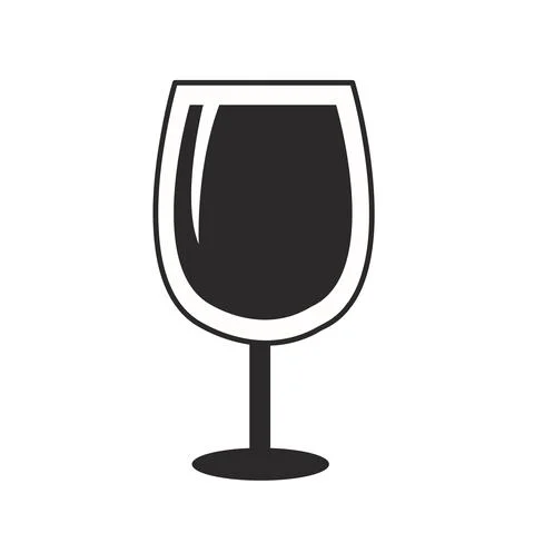 Wine glass icon - Vector Stock Illustration