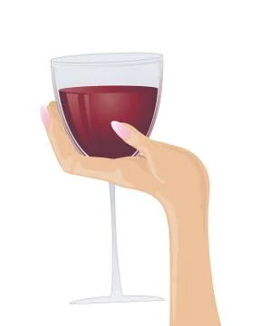 Wine glass Stock Illustration