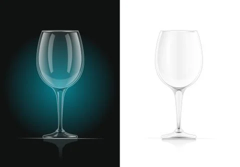 Wine glass. Stock Illustration