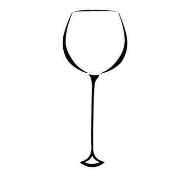 Wine glass Stock Illustration