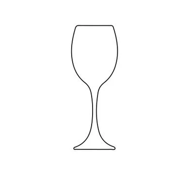 Wine glass Stock Illustration