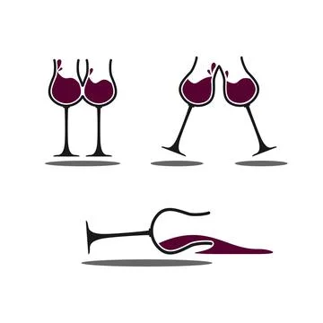 Wine Glass Stock Illustration