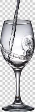 Wine glass isolate Stock Photos