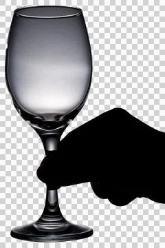 Wine glass isolate Stock Photos