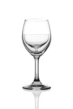 Wine glass isolated Stock Photos