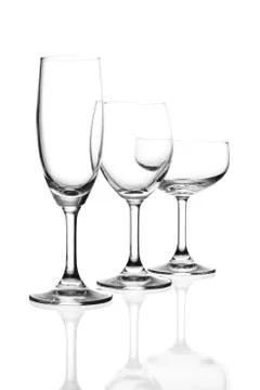 Wine glass isolated Stock Photos