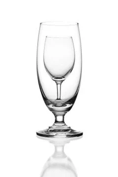 Wine glass isolated Stock Photos