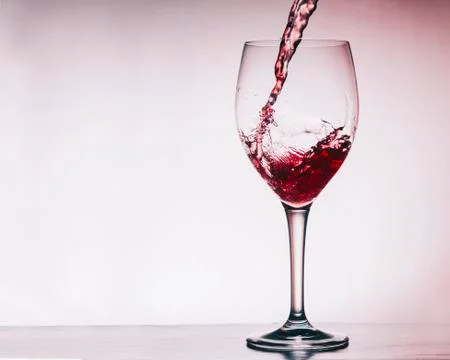 Wine In Glass Stock Photos