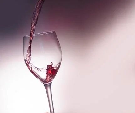 Wine In Glass Stock Photos