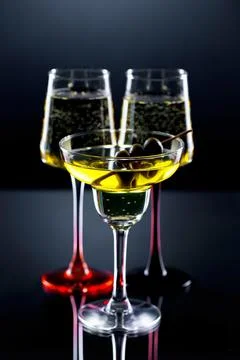 Wine in a glass Stock Photos