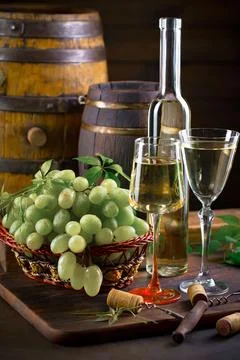 Wine in a glass Stock Photos