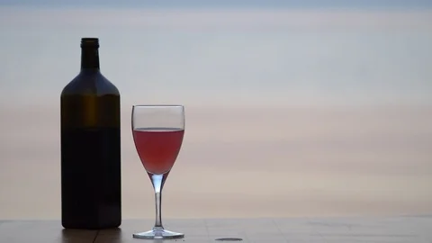 Wine Glass At Sunset 動画素材 96731929