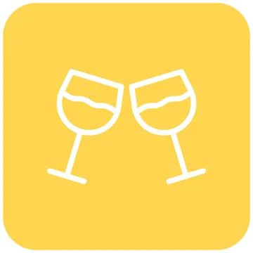 Wine glass Vector Icon Design Illustration Stock Illustration