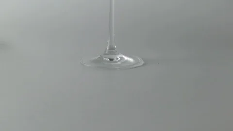 Wine glass on white background Stock Footage 115113357