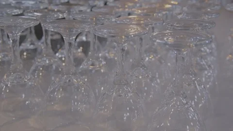 Wine Glasses - Flat-Edit - 1-1 库存影片 98520782