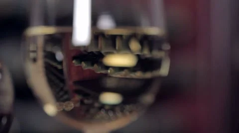 Wine Glasses Stock Footage 7899332