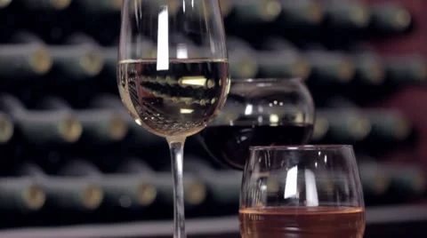 Wine Glasses 스톡 동영상 7899370