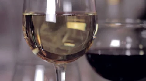 Wine Glasses Stock Footage 7901300