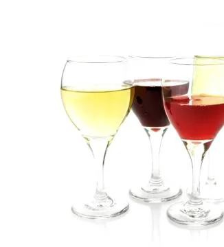 Wine glasses Stock Photos