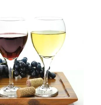 Wine glasses Stock Photos