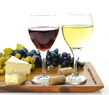 Wine glasses Stock Photos