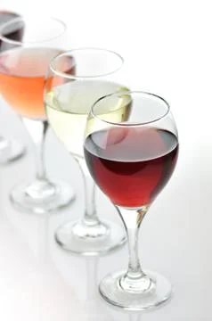 Wine glasses Stock Photos
