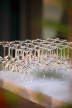 Wine glasses Stock Photos