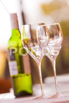 Wine glasses Stock Photos
