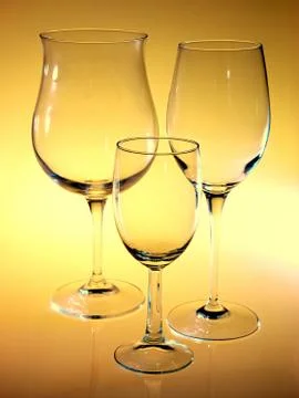 Wine glasses Stock Photos