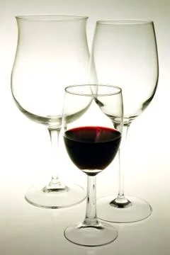 Wine glasses Stock Photos