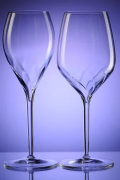 Wine glasses Foto stock