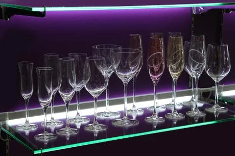 Wine glasses Stock-Fotos